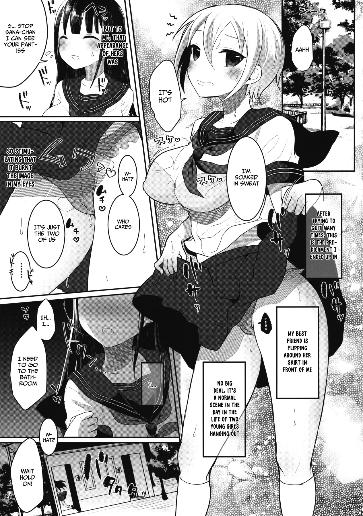 Hentai Manga Comic-A Futanari Schoolgirl's Morning Sexlife-Read-11